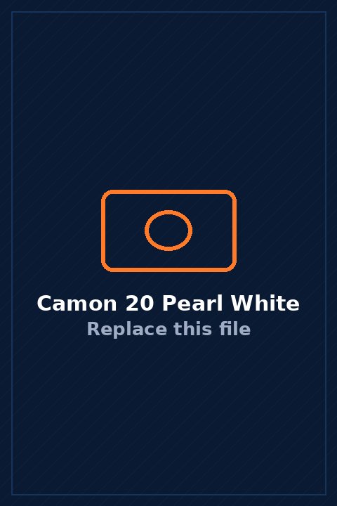 Camon 20 in Pearl White