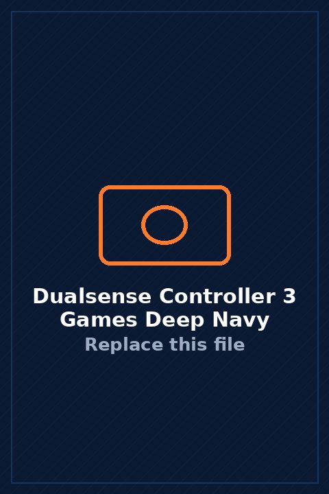 DualSense Controller + 3 Games in Deep Navy