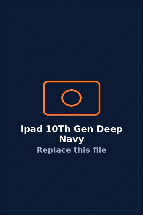iPad 10th Gen in Deep Navy