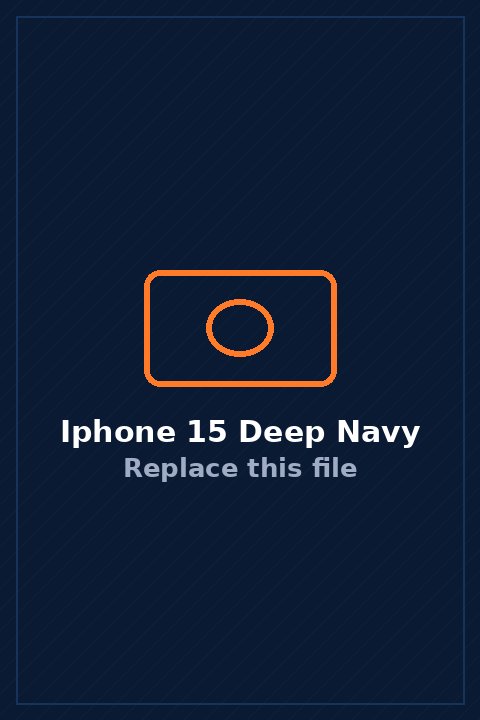 iPhone 15 in Deep Navy