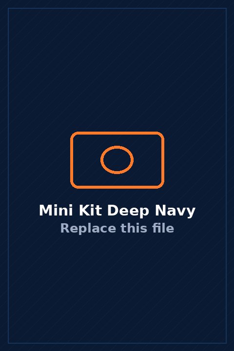 Mini Kit in Deep Navy
