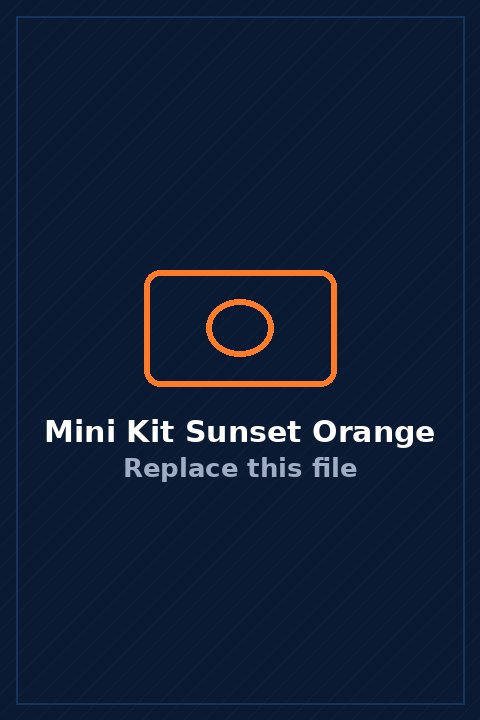Mini Kit in Sunset Orange
