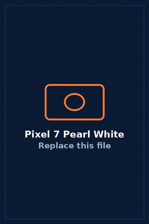 Pixel 7 in Pearl White