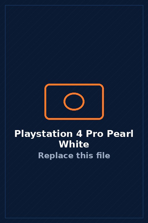 PlayStation 4 Pro in Pearl White