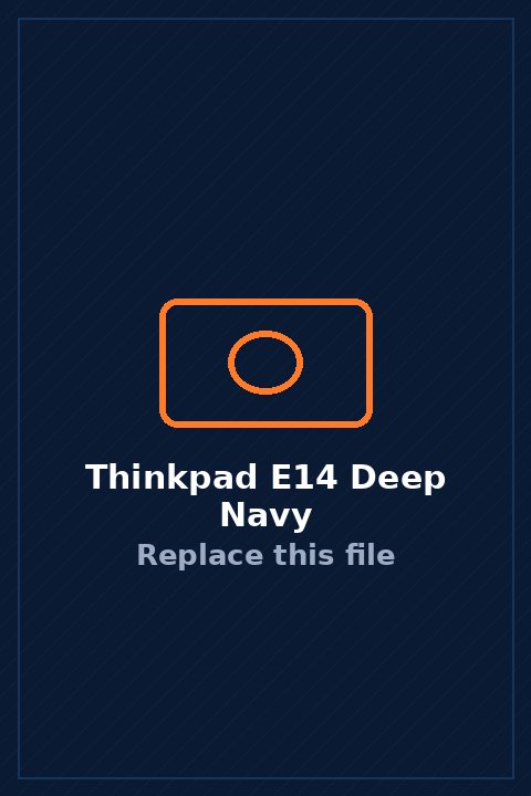 ThinkPad E14 in Deep Navy