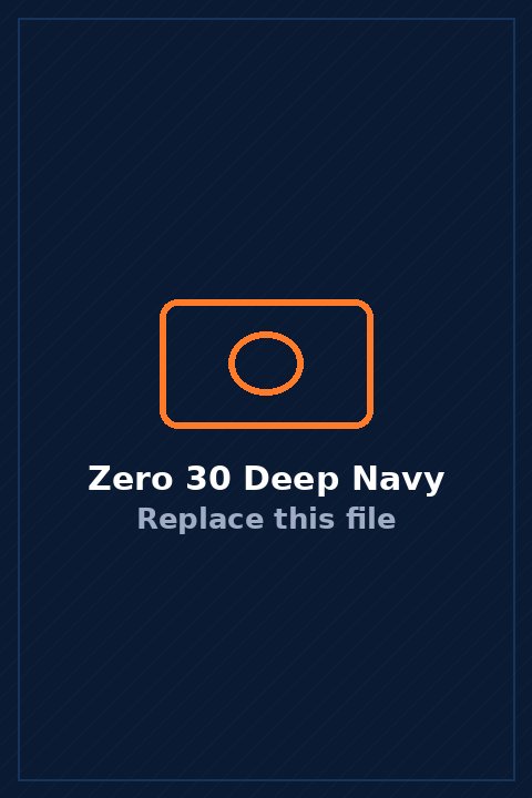 Zero 30 in Deep Navy